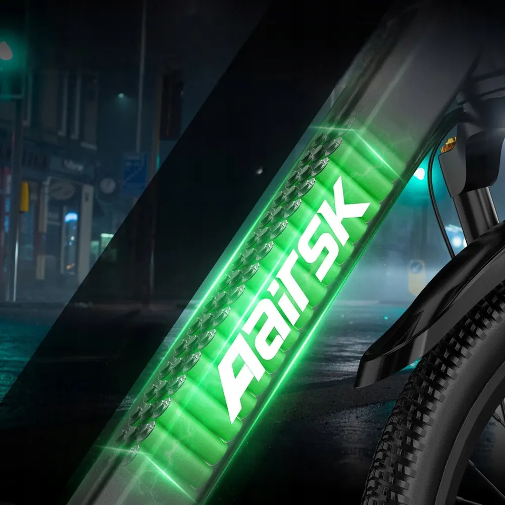 Motor de 250W en la bicicleta eléctrica Aairsk GT900 para off road.