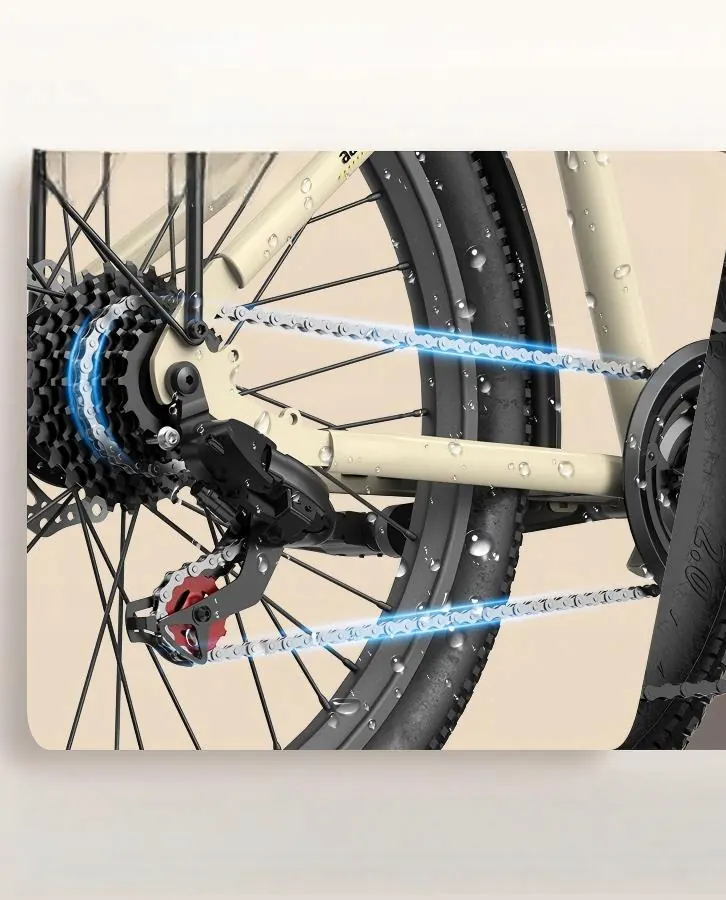 AAIRSK SU7 Bicicleta Eléctrica Urbana image 12