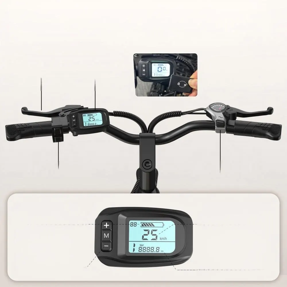 AAIRSK SU7 Bicicleta Eléctrica Urbana view 16
