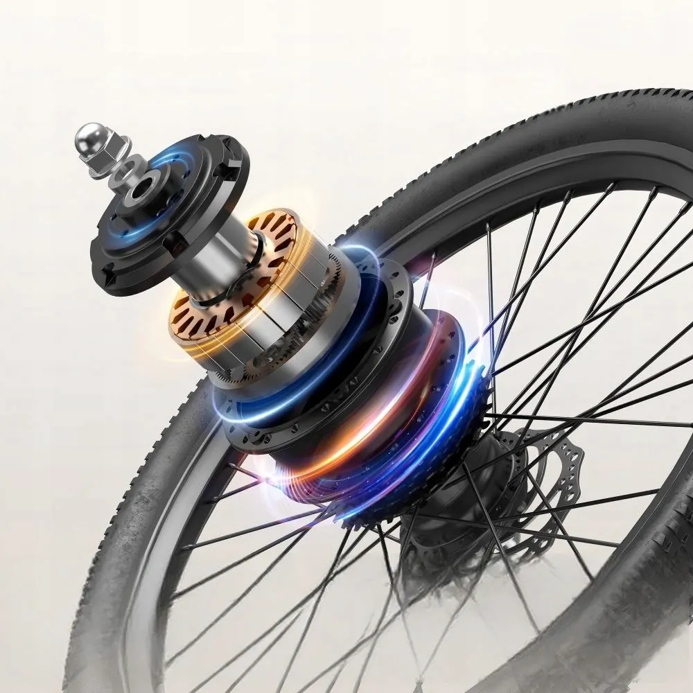 Rueda de 24 pulgadas de la bicicleta eléctrica Aairsk SU7 con neumático