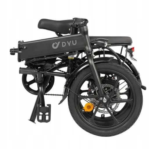 Rueda de 16 pulgadas en bicicleta eléctrica plegable DYU A1F PRO