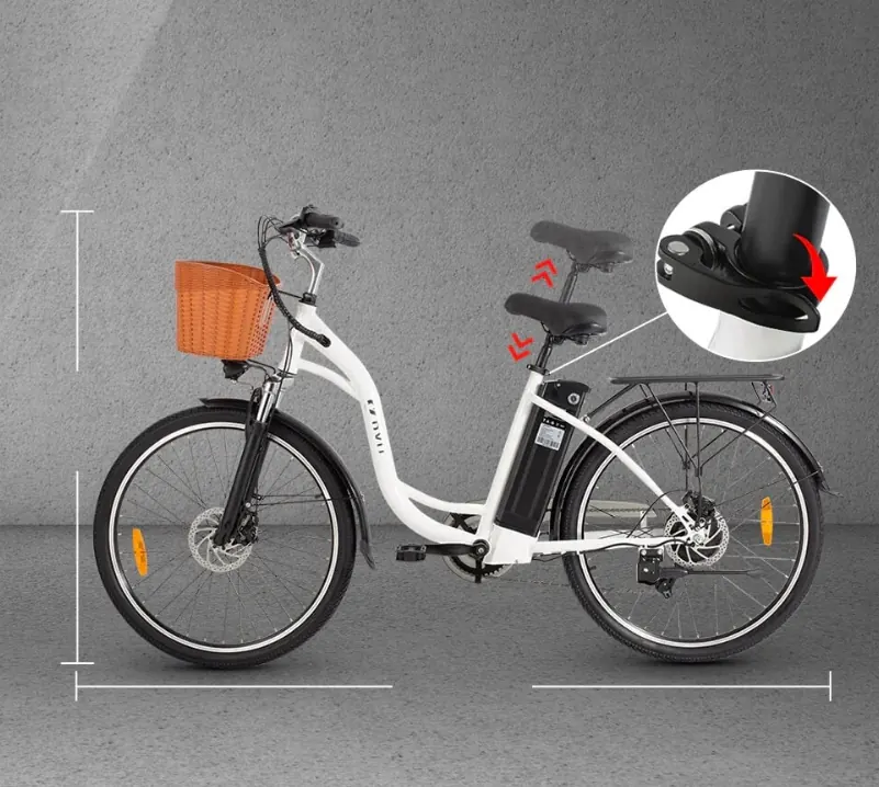 DYU C6 Bicicleta Eléctrica Urbana image 10