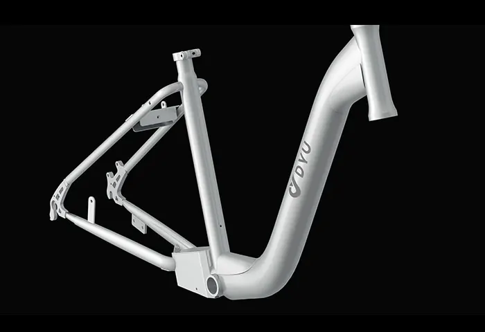 Cuadro de acero de la bicicleta eléctrica DYU C6 resistente y duradero