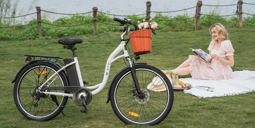 Bicicleta eléctrica DYU C6 unisex apta para cualquier género