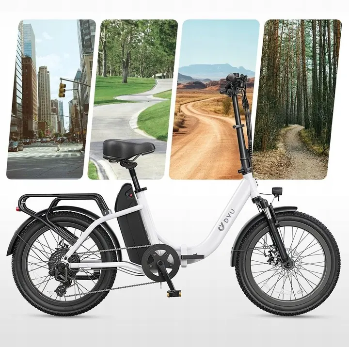 DYU C9 Bicicleta Eléctrica Plegable image 14