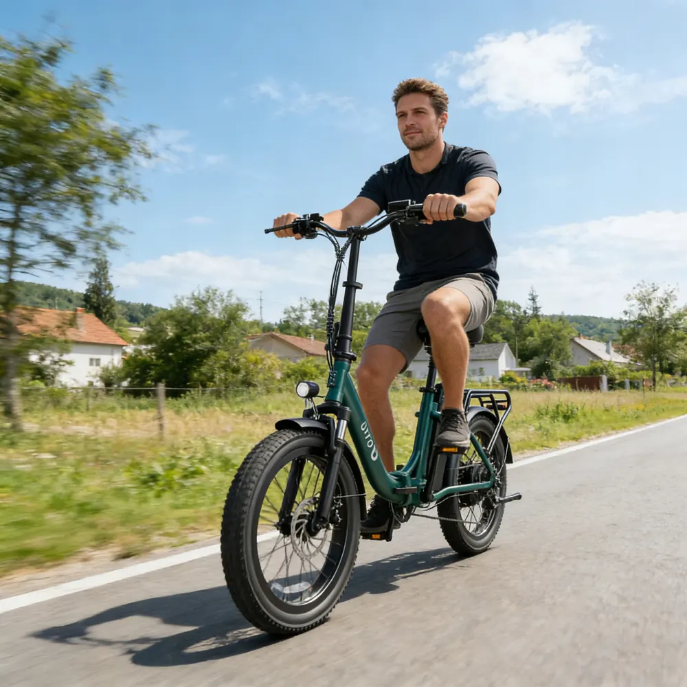 DYU C9 Bicicleta Eléctrica Plegable image 2