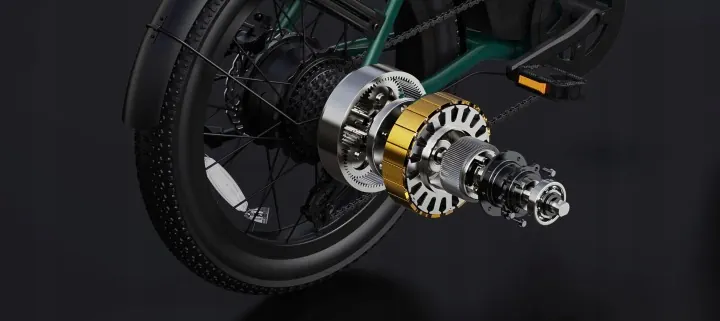 DYU C9 Bicicleta Eléctrica Plegable image 4