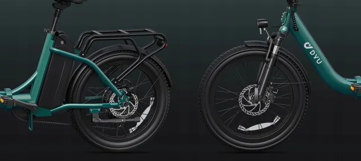 DYU C9 bicicleta eléctrica plegable con cuadro talla M