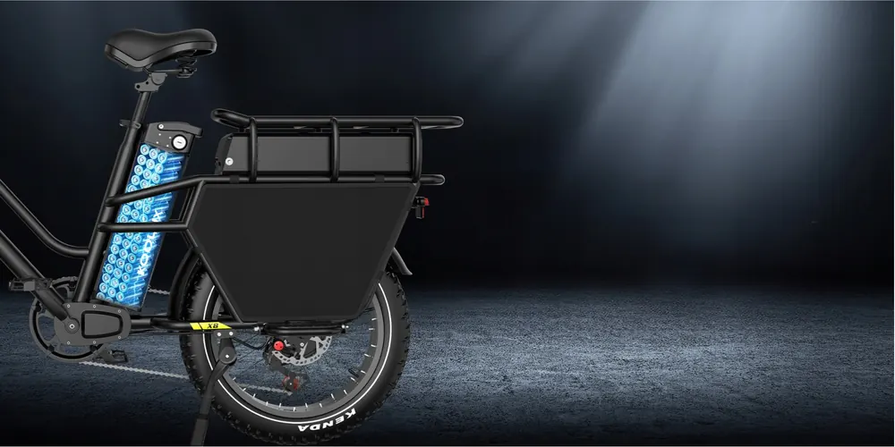 Bicicleta eléctrica KOOLUX 1000W con paquete de 63 kg, batería 48V65Ah y freno de aceite.