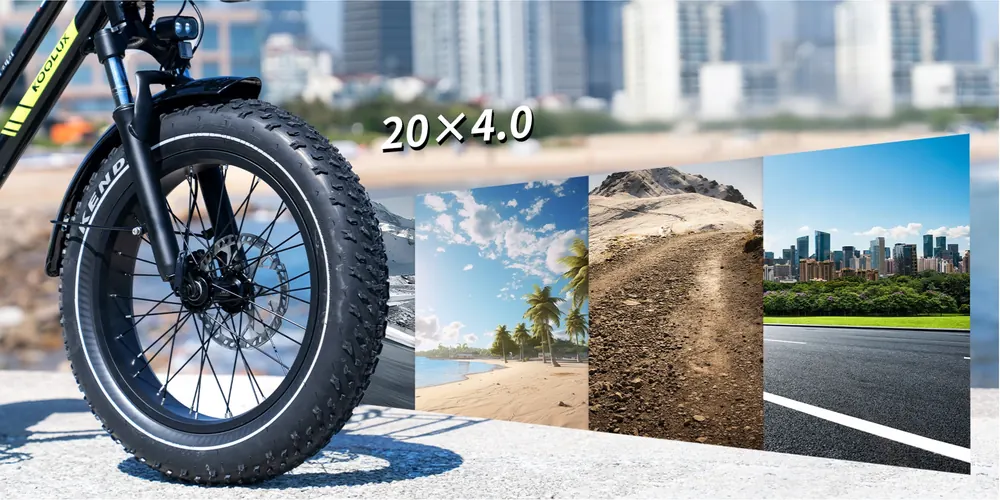 Batería de litio 48V65Ah para bicicleta eléctrica KOOLUX 1000W, autonomía extendida.