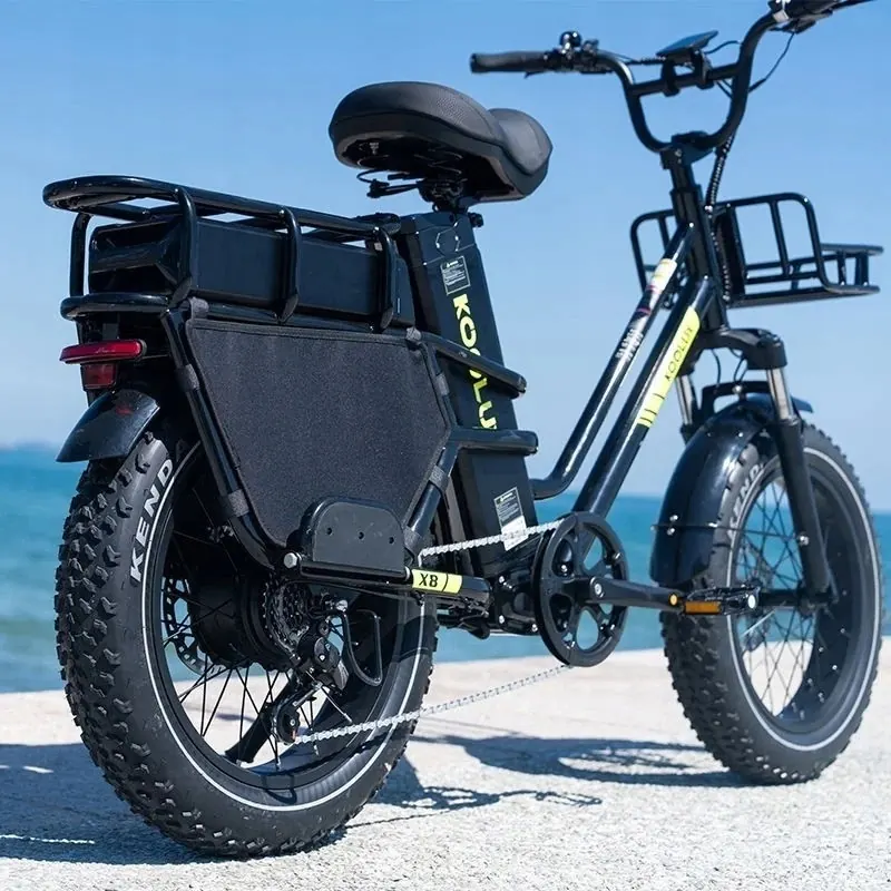 Bicicleta eléctrica 1000W 48V65Ah con freno de aceite, adecuada para usuarios de 160 a 200 cm.