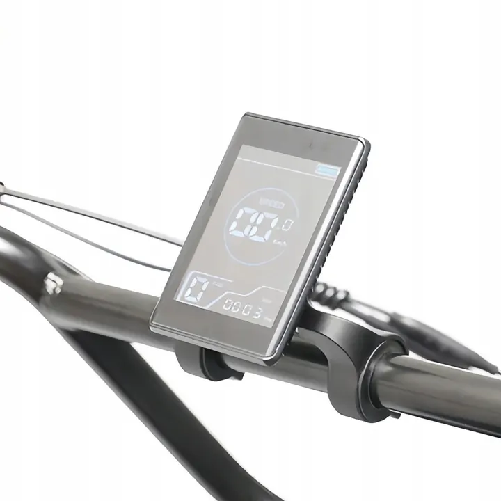 Ciclista de 165-200 cm montando la bicicleta eléctrica EMOKO C91 1000W