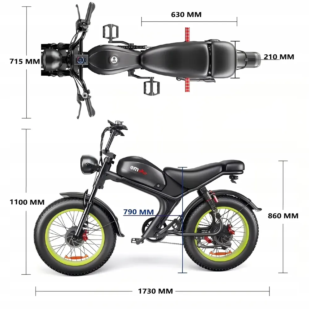 EMOKO C93 Patinete Eléctrico Doble Motor image 4
