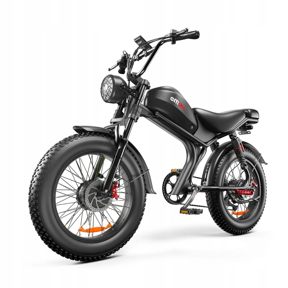 Emoko C93 en caja original, bicicleta eléctrica con doble motor 2000W