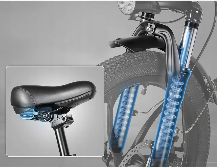 SAMEBIKE CY20 Bicicleta Eléctrica Plegable Urbana image 6