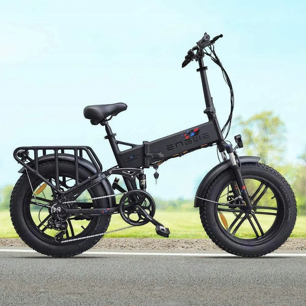 Bicicleta eléctrica ENGWE ENGINE X en su caja original lista para montar