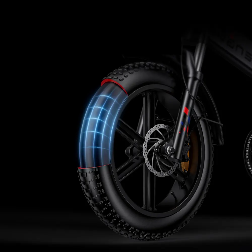 Modelo Engwe X 250W 13AH 25KM/H 20 pulgadas en color negro