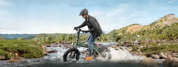 Marca Engwe en la bicicleta eléctrica plegable EP-2 3.0 Boost