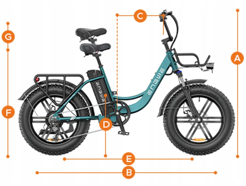 ENGWE L20 BOOST Bicicleta Eléctrica Fat image 14