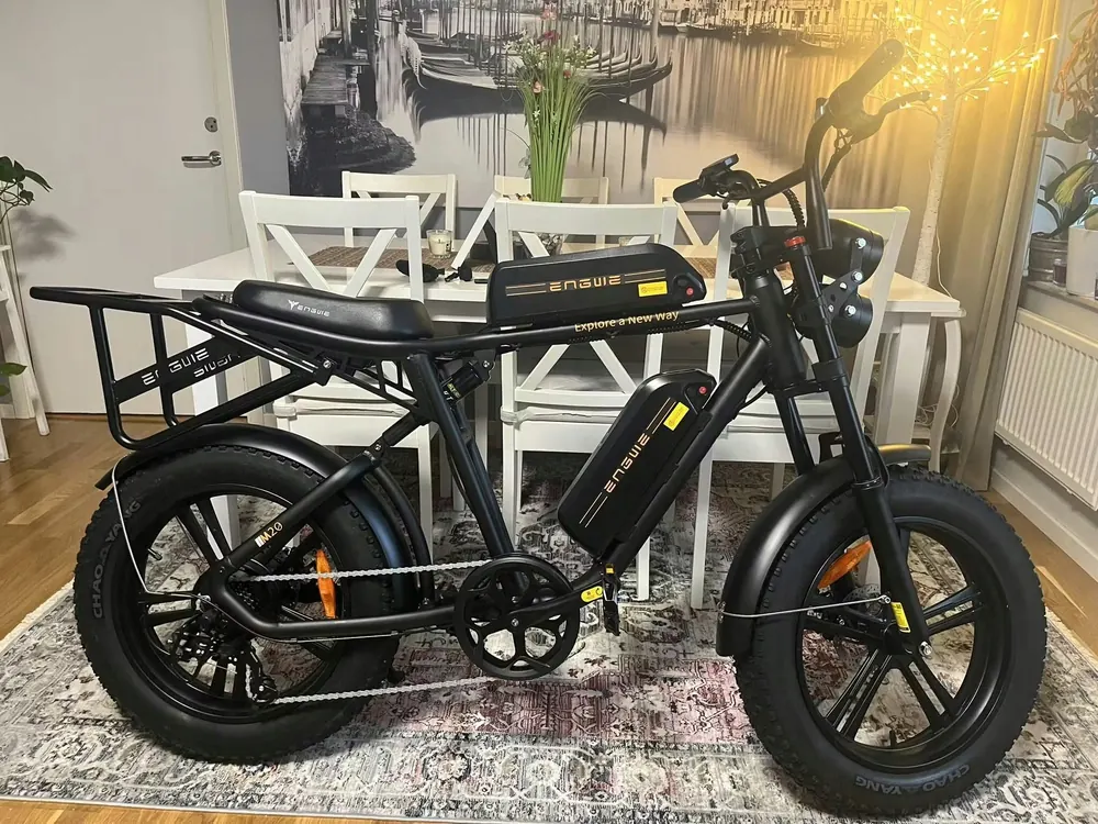 Bicicleta eléctrica ENGWE M20 1000W con batería dual 26Ah para terrenos difíciles