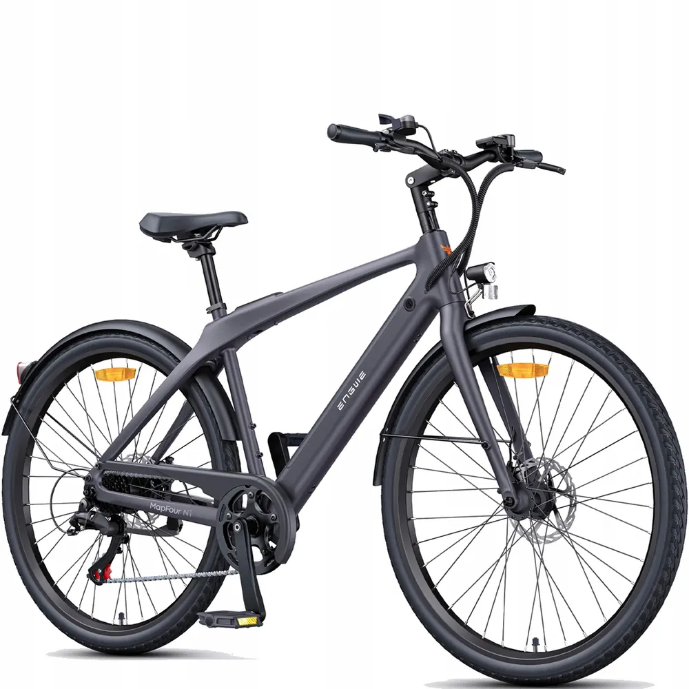 Detalle de la bicicleta eléctrica ENGWE MAPFOUR N1 AIR 250W gris