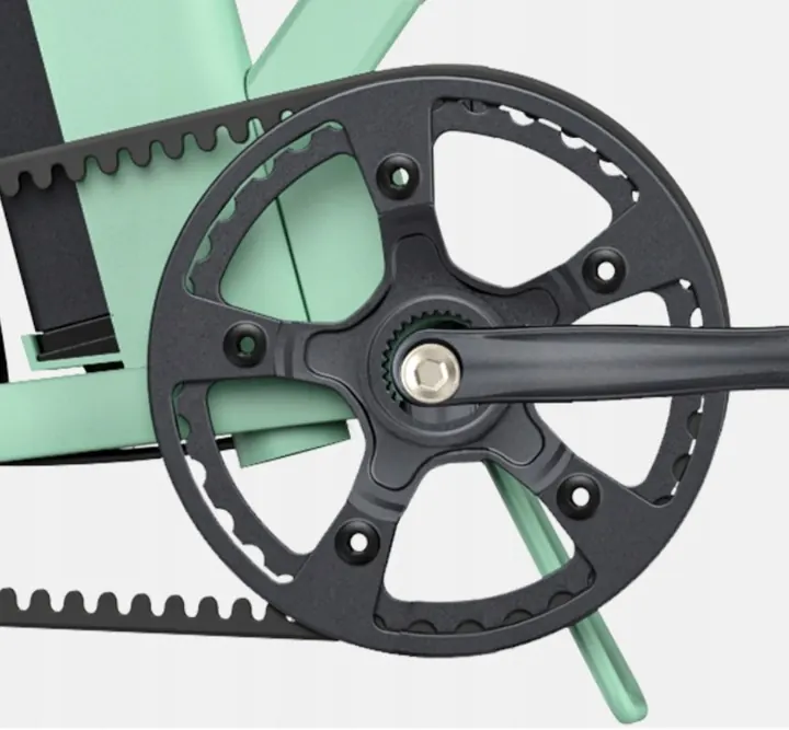 ENGWE P20 con motor de 250 W y correa de carbono, bicicleta eléctrica urbana
