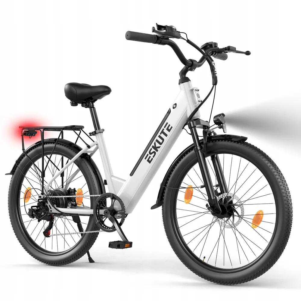 Bicicleta eléctrica ESKUTE C100 Plus 26" en caja original sellada.