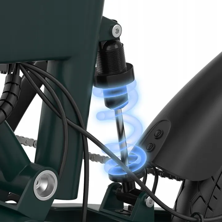 Ruedas de 14 pulgadas en bicicleta eléctrica ESKUTE F200