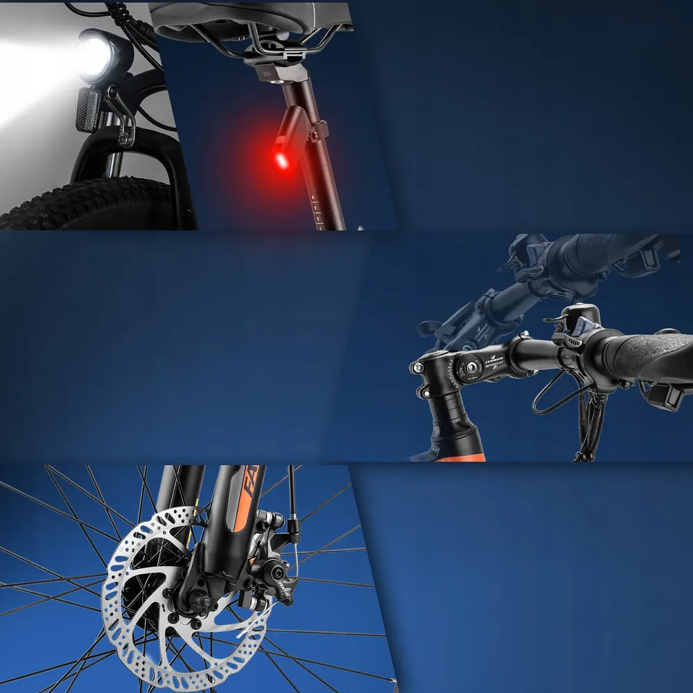 Cuadro de aluminio de la bicicleta eléctrica FAFREES Hailong One