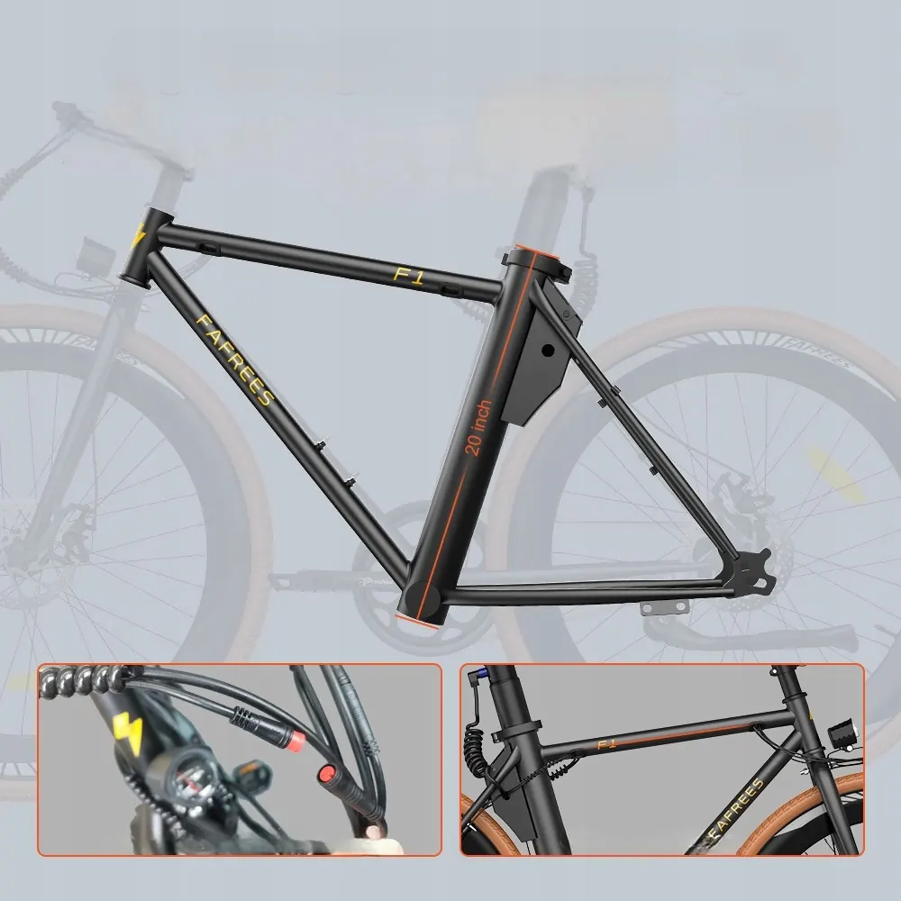 Motor de 250W en la bicicleta eléctrica FAFREES F1