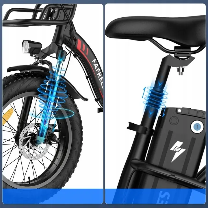 Talla M del cuadro de la bicicleta eléctrica FAFREES F20 MAX