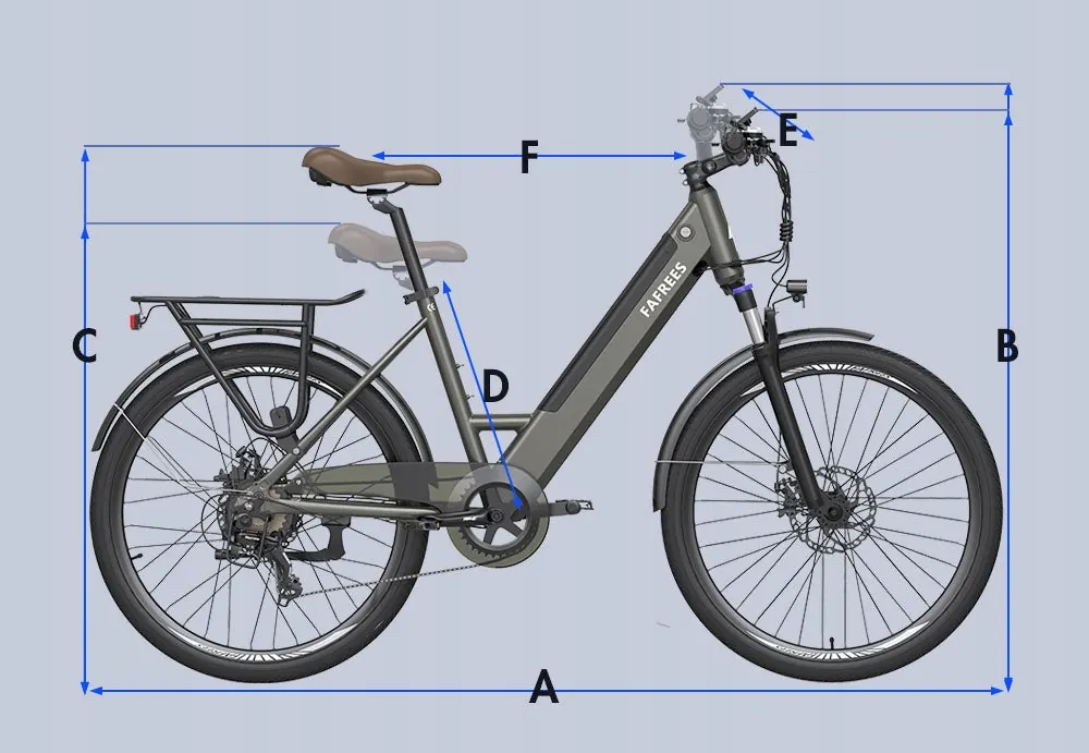 Bicicleta eléctrica Fafrees F26 Pro unisex para hombre y mujer