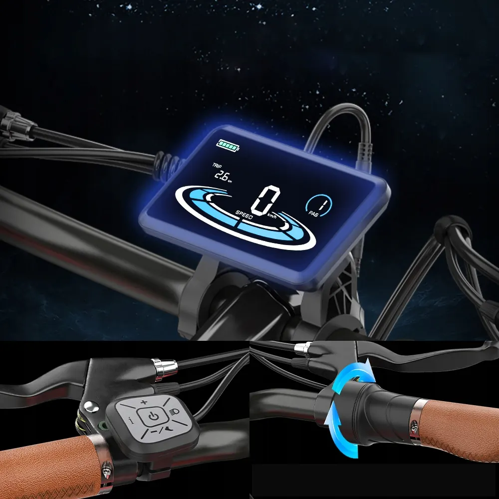HIDOES B10 Bicicleta Eléctrica Fat Tire image 6
