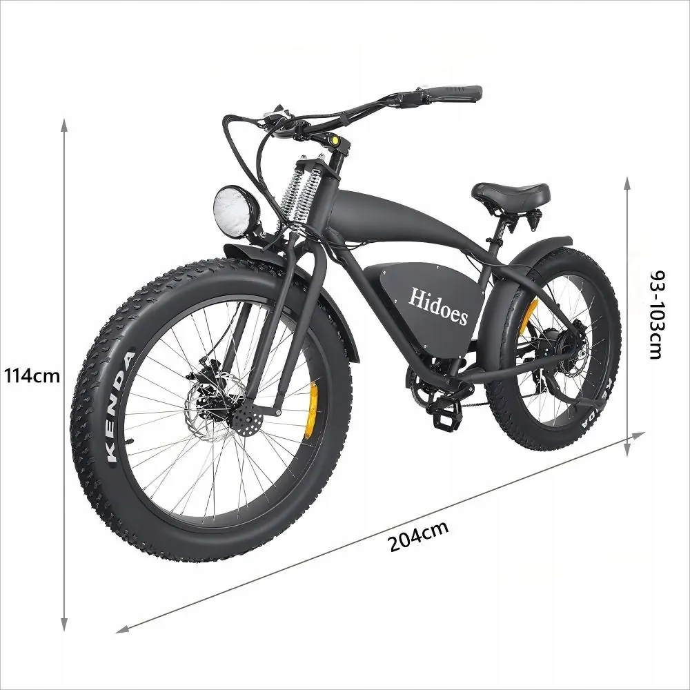 Código de fabricante Hidoes B3 en la bicicleta eléctrica de 1200W