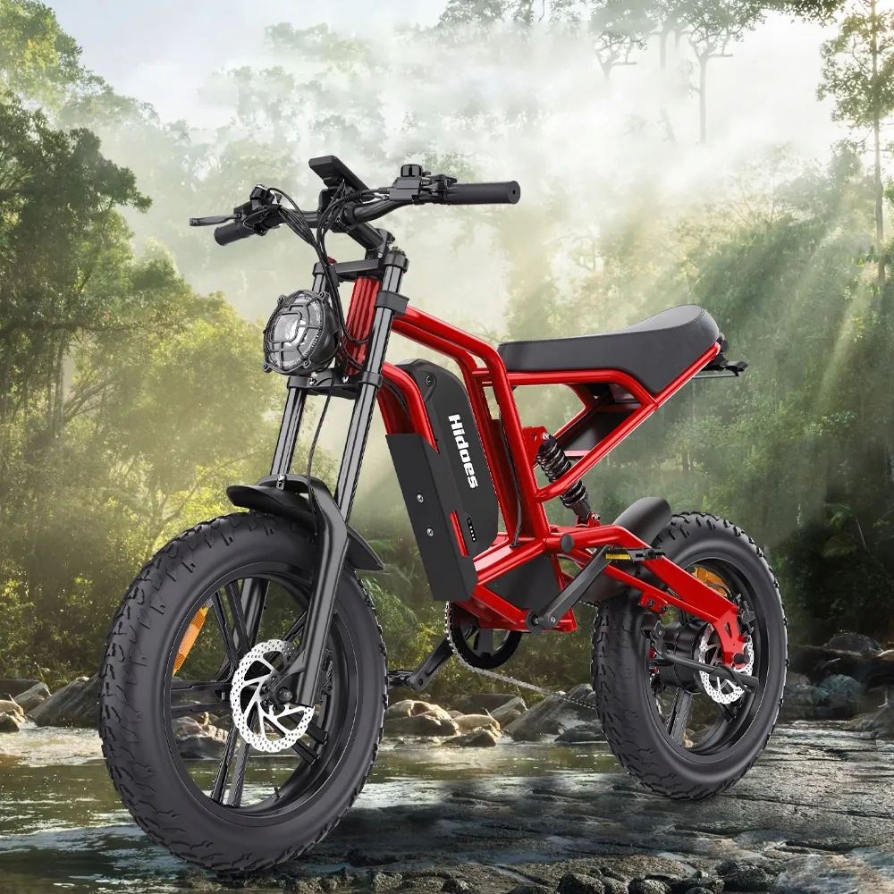 Bicicleta eléctrica Hidoes B6 con batería 48V 15Ah y frenos hidráulicos