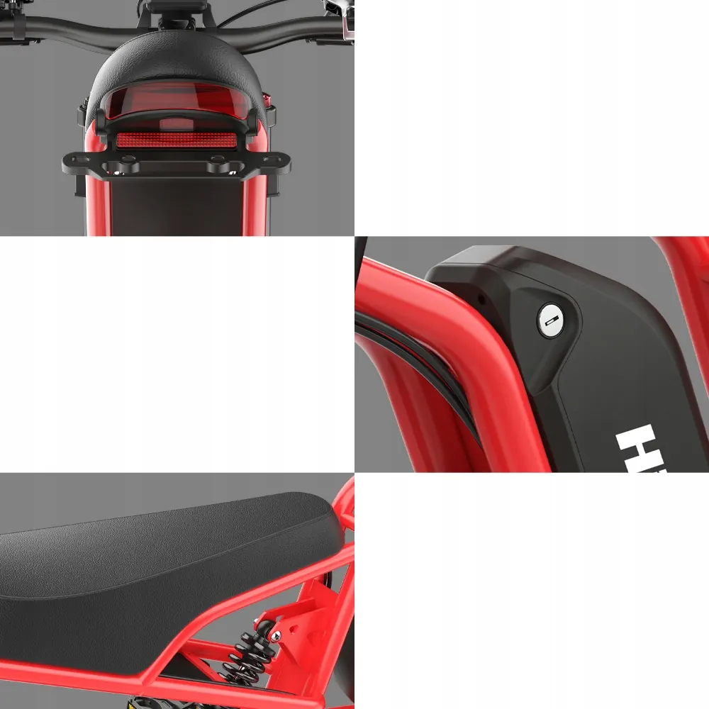 Batería de litio extraíble 48V 15Ah para bicicleta eléctrica Hidoes B6