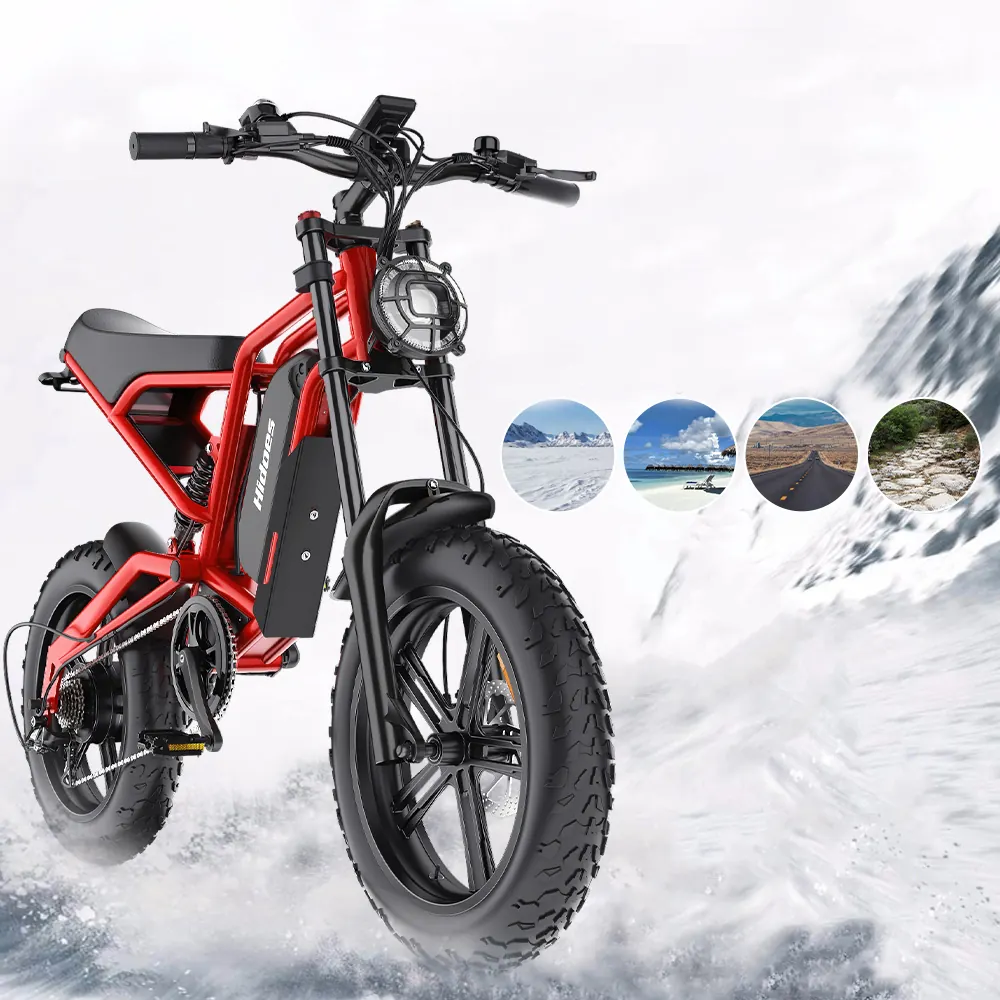 Bicicleta eléctrica Hidoes B6 motor 1200W y batería 48V 15Ah