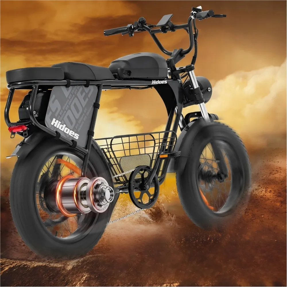 Hidoes B9 con doble batería 48V 18.2+15.6Ah y motor de 750W para máxima autonomía
