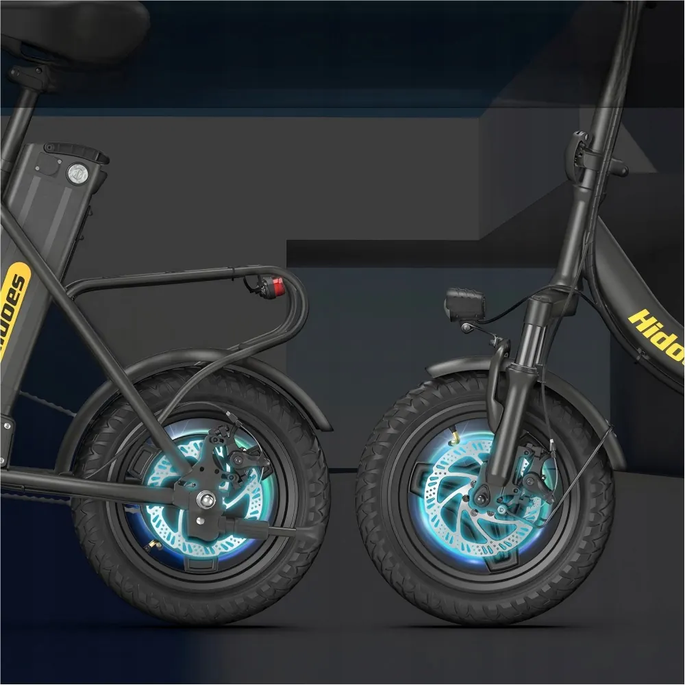 Bicicleta eléctrica plegable Hidoes C5 con cuadro de aluminio ligero