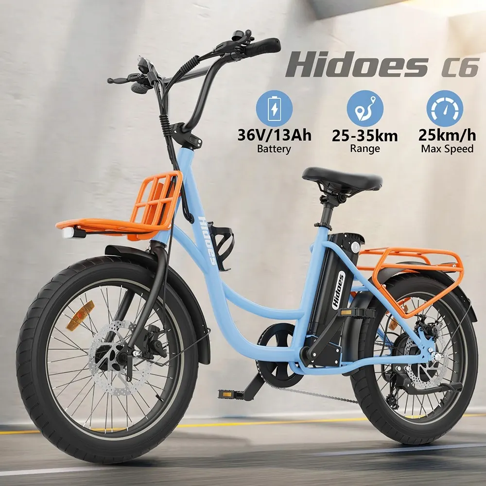 HIDOES C6 Bicicleta Eléctrica Fat Tire image 5