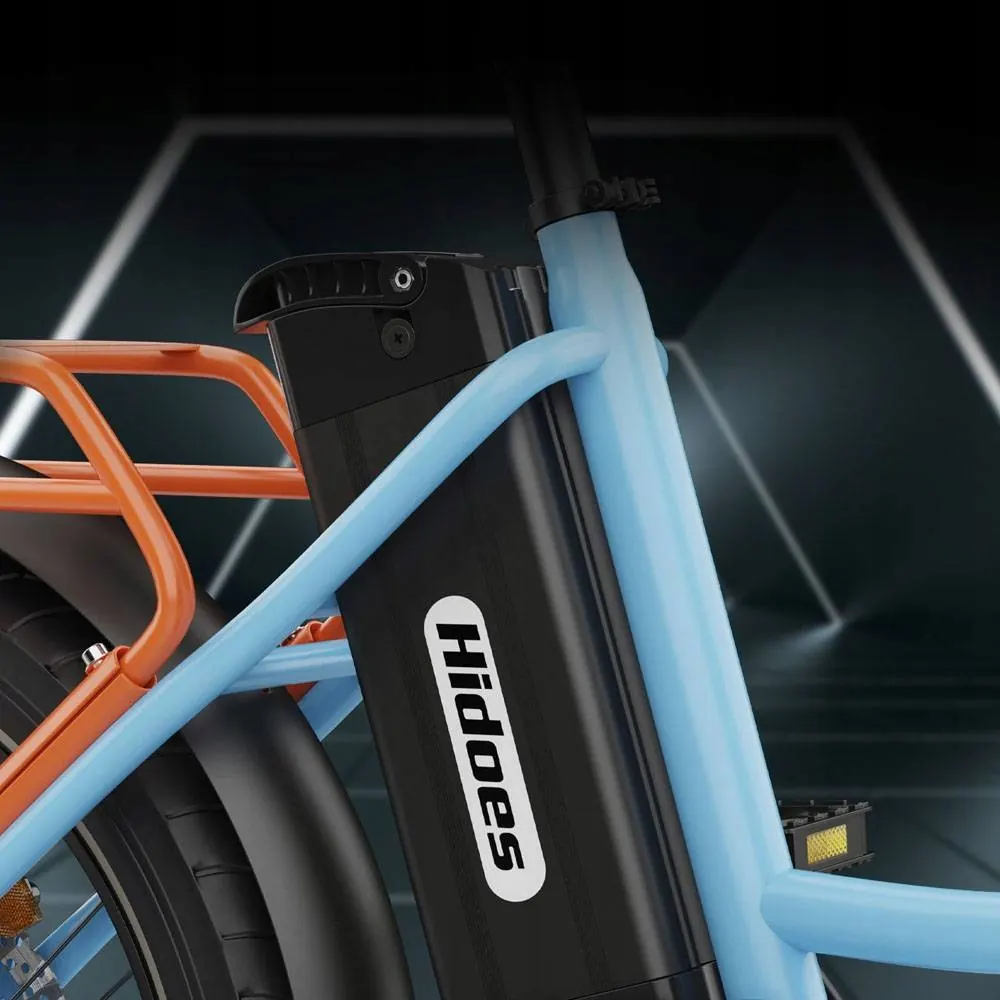 Motor de 250W en la bicicleta eléctrica Hidoes C6 para asistencia al pedaleo