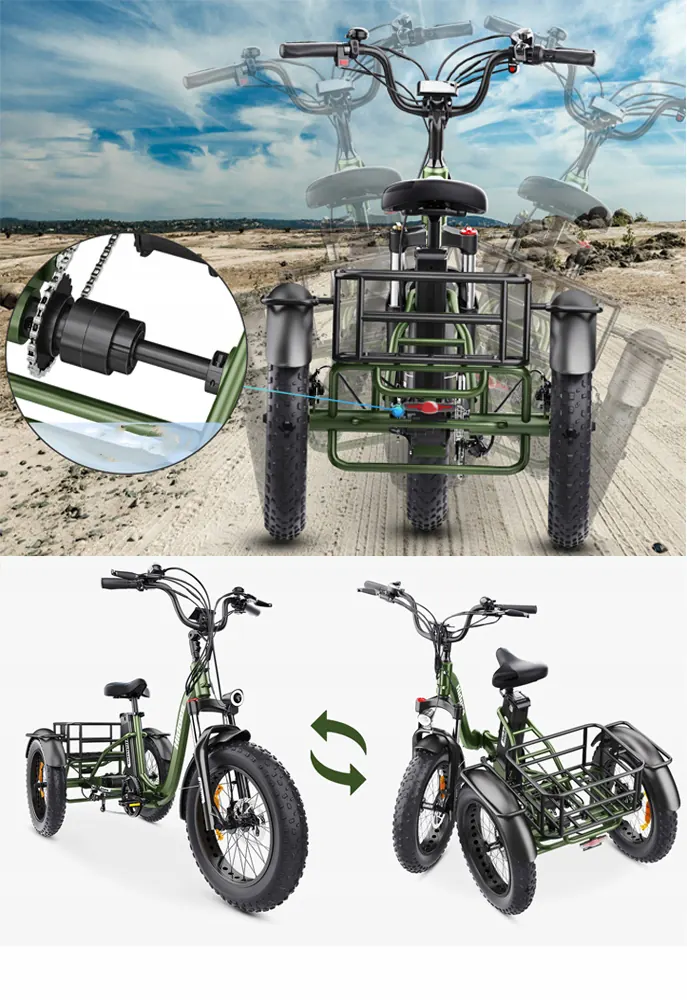 Bicicleta eléctrica Hidoes HD-ET1 con cuadro de aluminio resistente