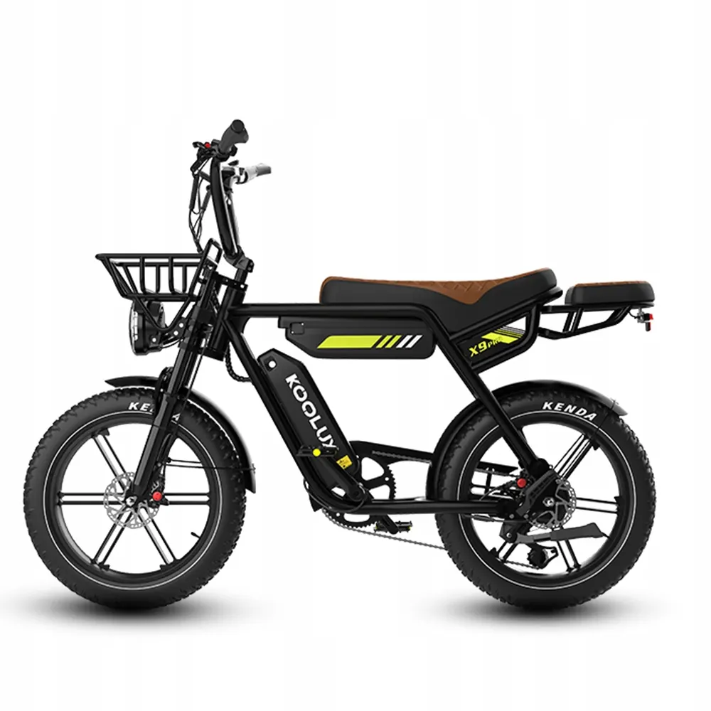 Bicicleta eléctrica KOOLUX X9 PRO 750W con batería 31.2AH y freno de aceite