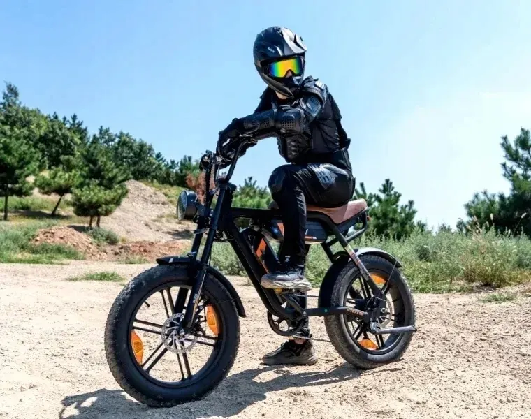 Bicicleta eléctrica KOOLUX 750W con batería incluida de 31,2Ah y 180km autonomía