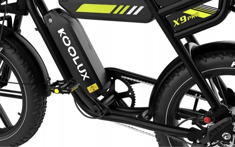 Frenos de disco mecánicos en bicicleta eléctrica KOOLUX 750W 31.2AH