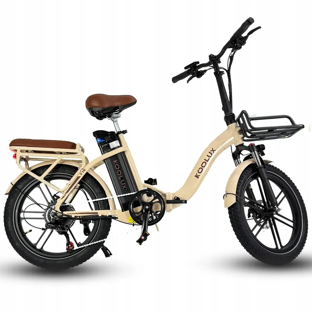 Bicicleta eléctrica plegable KOOLUX X16 con batería 48V 15.6Ah y pantalla App
