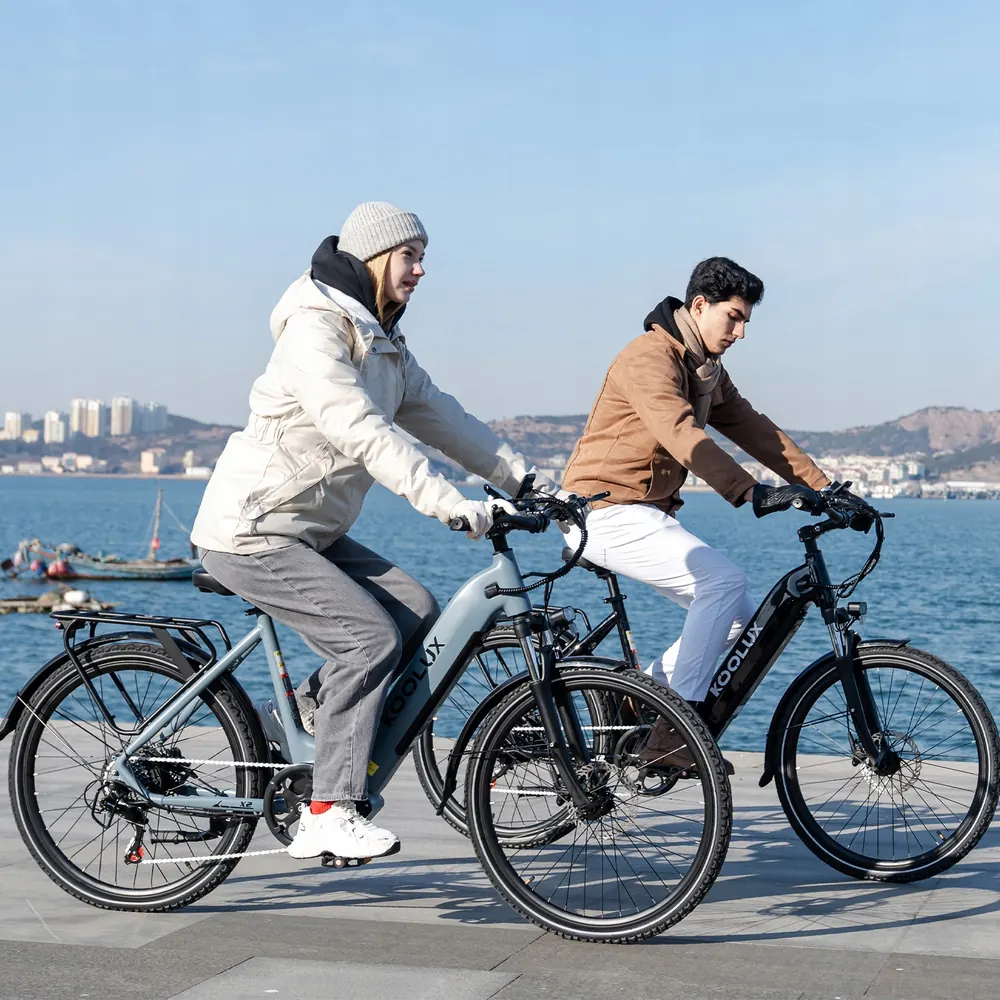 Bicicleta eléctrica KOOLUX X2 26" con batería 48V 15Ah y motor 500W