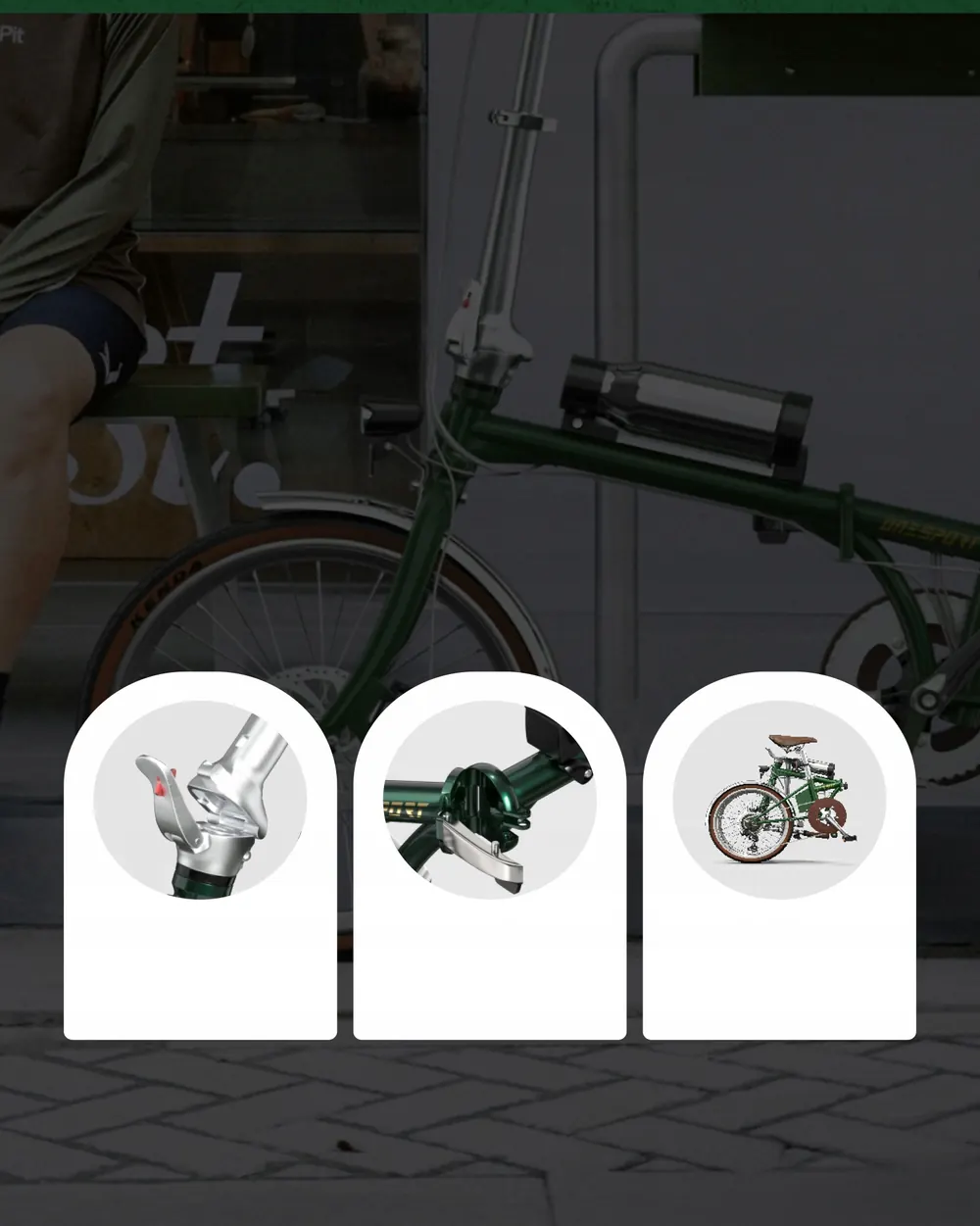 Bicicleta eléctrica urbana ONESPORT OT02 PRO 250W marca Onesport