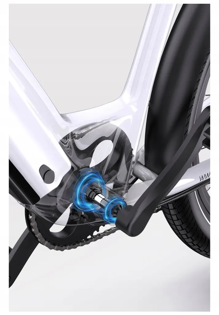 Rueda de 27.5 pulgadas de la e-bike Onesport OT05 con neumáticos todoterreno
