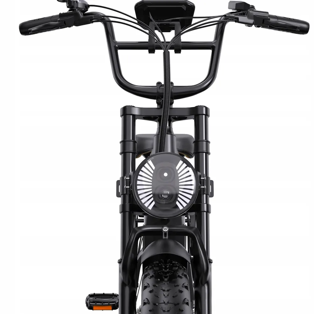 Motor de 500W en bicicleta eléctrica Onesport OT08 PRO doble batería